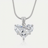 Avera - Avera Classic Heart Pendant In Sterling Silver - One Size - Silver - View 2