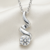 Avera - James Avery Finish Twist Pendant in Polished Sterling Silver - One Size - Silver - View 2