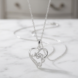 Avera - Avera #1 Mom Heart Pendant In Sterling Silver - One Size - Silver - View 2