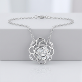 Avera - Avera Maya 1.37ct Cubic Zirconia Drop Necklace - One Size - Silver - View 2