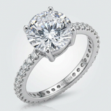 Avera Queen Anne Ring in Polished Sterling Silver — 5 / Silver — view 2