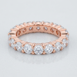 Avera Jessica Band 5 Millimeter Pink Gold Ring — 5 / Pink — view 1