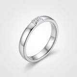 Avera Crystal C'este Di Amore Ring In Sterling Silver — 5 / Silver — view 1