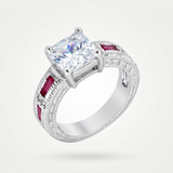 Avera Prima Donna Cubic Zirconia Ring In Sterling Silver — 5 / Silver — view 1