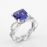 Avera Uptown Classic Ring in Size 5 Blue — 5 / Blue — view 1