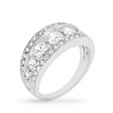 Avera Tie Anniversary Ring In Sterling Silver — 5 / Silver — view 1