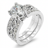 Avera Eleanor Engagement Ring In Sterling Silver — 5 / Silver — view 2