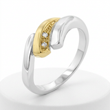 Avera Two-Tone Swirl Ring in Multi-Metal Finish — 5 / Multi — view 1