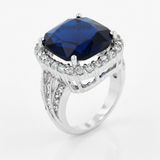 Deep Engagement Ring — 5 / Blue — view 1