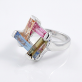 Avera Myra 10ct Multicolor Cubic Zirconia Cocktail Ring — 5 / Multi — view 2