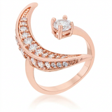 Avera Luna .75ct Cubic Zirconia Delicate Ring — 5 / Pink — view 1