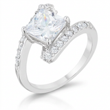 Avera Caroline 2.3ct Cubic Zirconia Statement Ring in Silver — 5 / Silver — view 1
