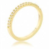 0.11 Ct Delicate Band Ring — 5 / Gold — view 2