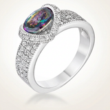 Avera 1.6 Ct Mystic Oval Cubic Zirconia Statement Ring — 5 / Multi — view 1