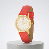 Avera Classic Leather Watch In Pink One Size — One Size / Pink — view 1