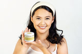 CBD Grapefruit Body Salt Scrub with CBD - Moisturizing and fresh (THC free) by Lizush