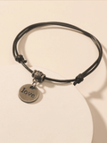 Love Round Cham Anklet Ankle Bracelet by Fashion Hut Jewelry