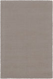 Brockton Solid Wool Gray Area Rug