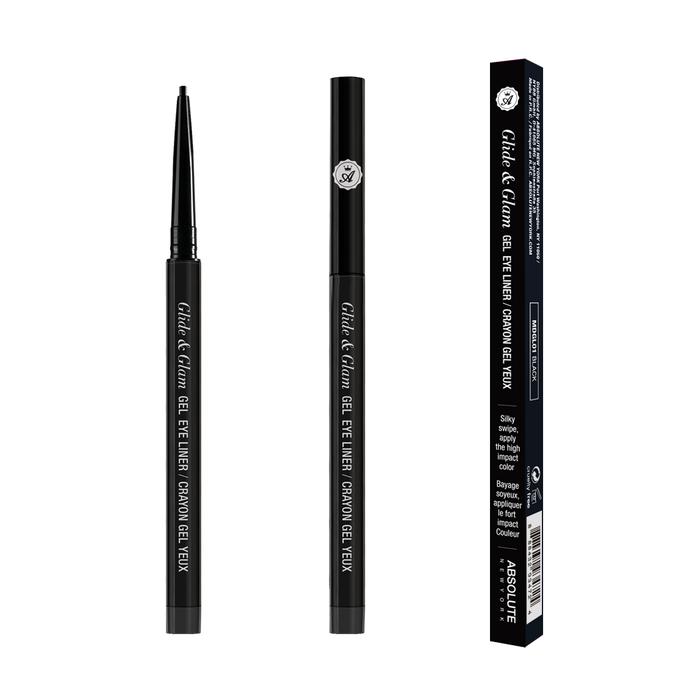 ABSOLUTE Glide & Glam Gel Eyeliner - Black