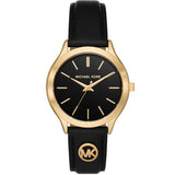 Michael Kors Women's Slim Runway Black Dial Watch - MK7482 by Balec Group
