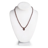 31.05 Carat Genuine Garnet .925 Sterling Silver Necklace