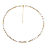 50.50 Carat OUMA White Cubic Zirconia .925 Sterling Silver Necklace