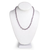 23.63 Carat Genuine Amethyst .925 Sterling Silver Necklace