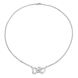1.70 Carat Genuine Aquamarine .925 Sterling Silver Necklace