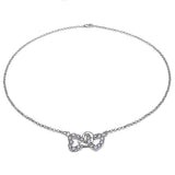 1.70 Carat Genuine Tanzanite .925 Sterling Silver Necklace