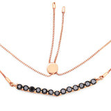 2.28 Carat Genuine Black Diamond .925 Sterling Silver Necklace