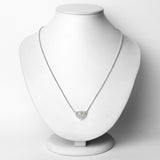 3.42 Carat Genuine Prehnite and White Topaz .925 Sterling Silver Necklace