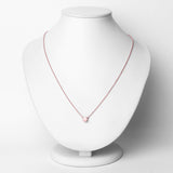 18K Rose Gold Plated 0.29 Carat Genuine Ethiopian Opal .925 Sterling Silver Necklace