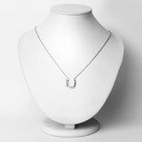 0.26 Carat Genuine Smoky Quartz .925 Sterling Silver Necklace