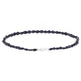 131.00 Carat Dyed Sapphire 18.25Inches Long Beaded Necklace