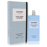 Notebook White Wood & Vetiver by Selectiva SPA Eau De Toilette Spray 3.4 oz for Men