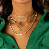 Thin Tennis Choker by By Adina Eden