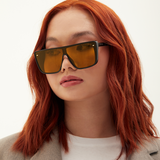 Sustainable Rayz - Limited Edition Yellow Squared Sunglasses by TopFoxx