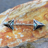 3D Triangle Abalone Nipple Bar by Fashion Hut Jewelry