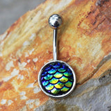 Mermaid Rainbow Scales Navel Ring by Fashion Hut Jewelry