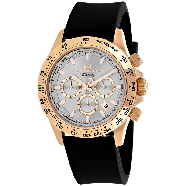 Oceanaut Men's Biarritz Silver Dial Watch - OC6118R by Balec Group