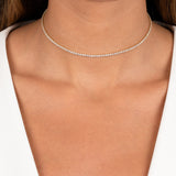 Thin Tennis Choker by By Adina Eden