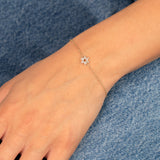 Diamond Pave Star Of David Bracelet 14K by By Adina Eden