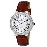 Oniss Women's Glam  White Dial Watch - ON3322-LSV by Balec Group