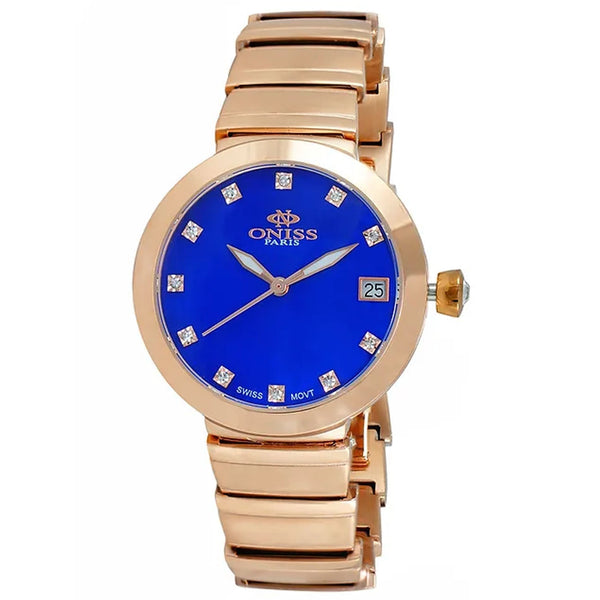 Oniss Women's Prima  Blue Dial Watch - ON5559-31_RGBU by Balec Group