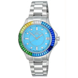 Oniss Women's Crown Blue Dial Watch - ON7323-70LBU by Balec Group