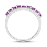 0.54 ct. Genuine Amethyst .925 Sterling Silver Ring