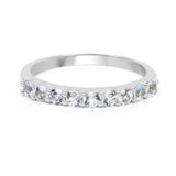 0.68 Carat Genuine Blue Topaz .925 Sterling Silver Ring