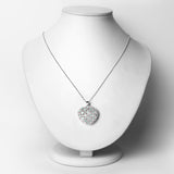 0.60 Carat Genuine Emerald .925 Sterling Silver Pendant