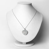 0.60 ct Genuine Emerald .925 Sterling Silver Pendant