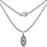 0.27 Carat Genuine Blue Diamond .925 Sterling Silver Pandent